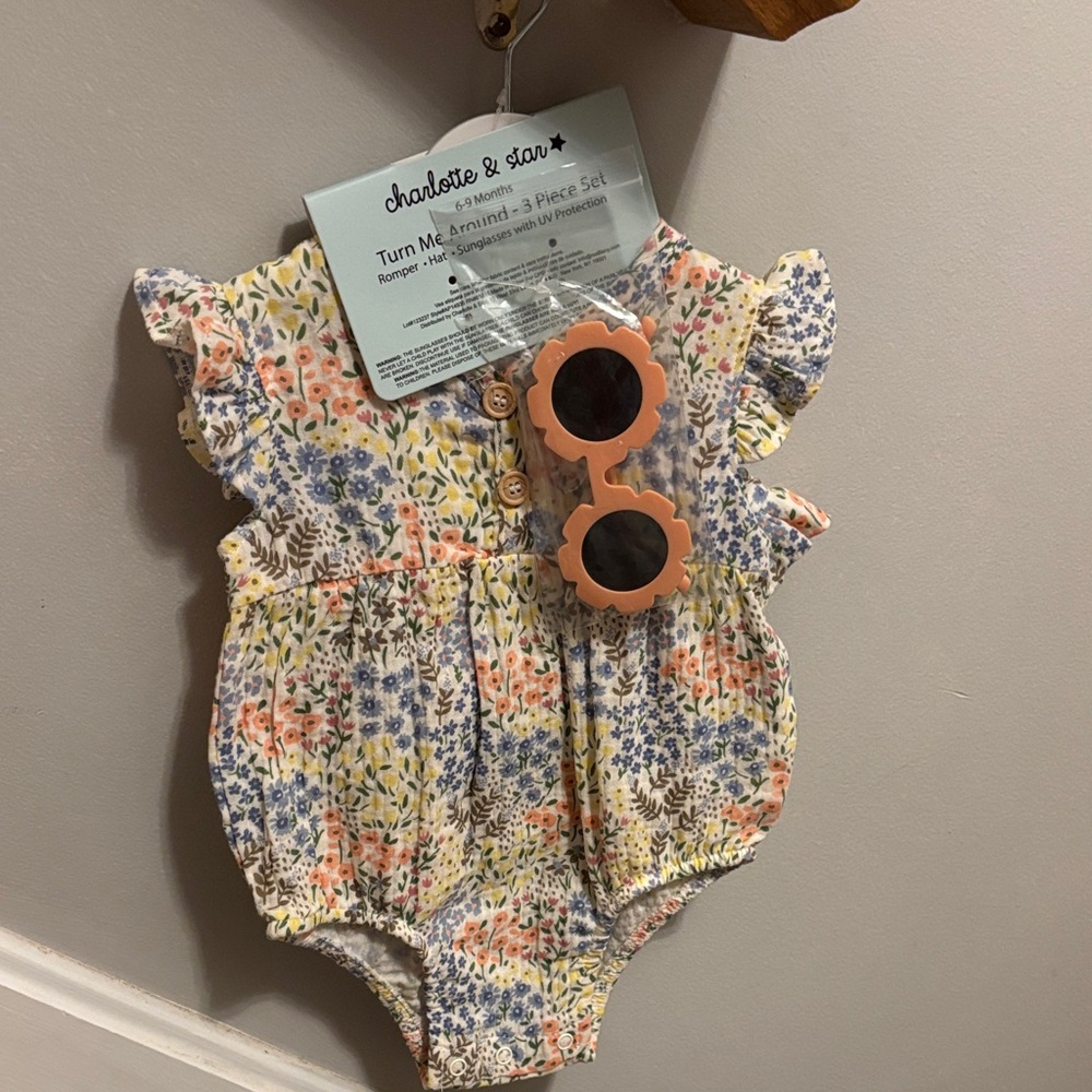 Floral Kids One Piece - Multicolor